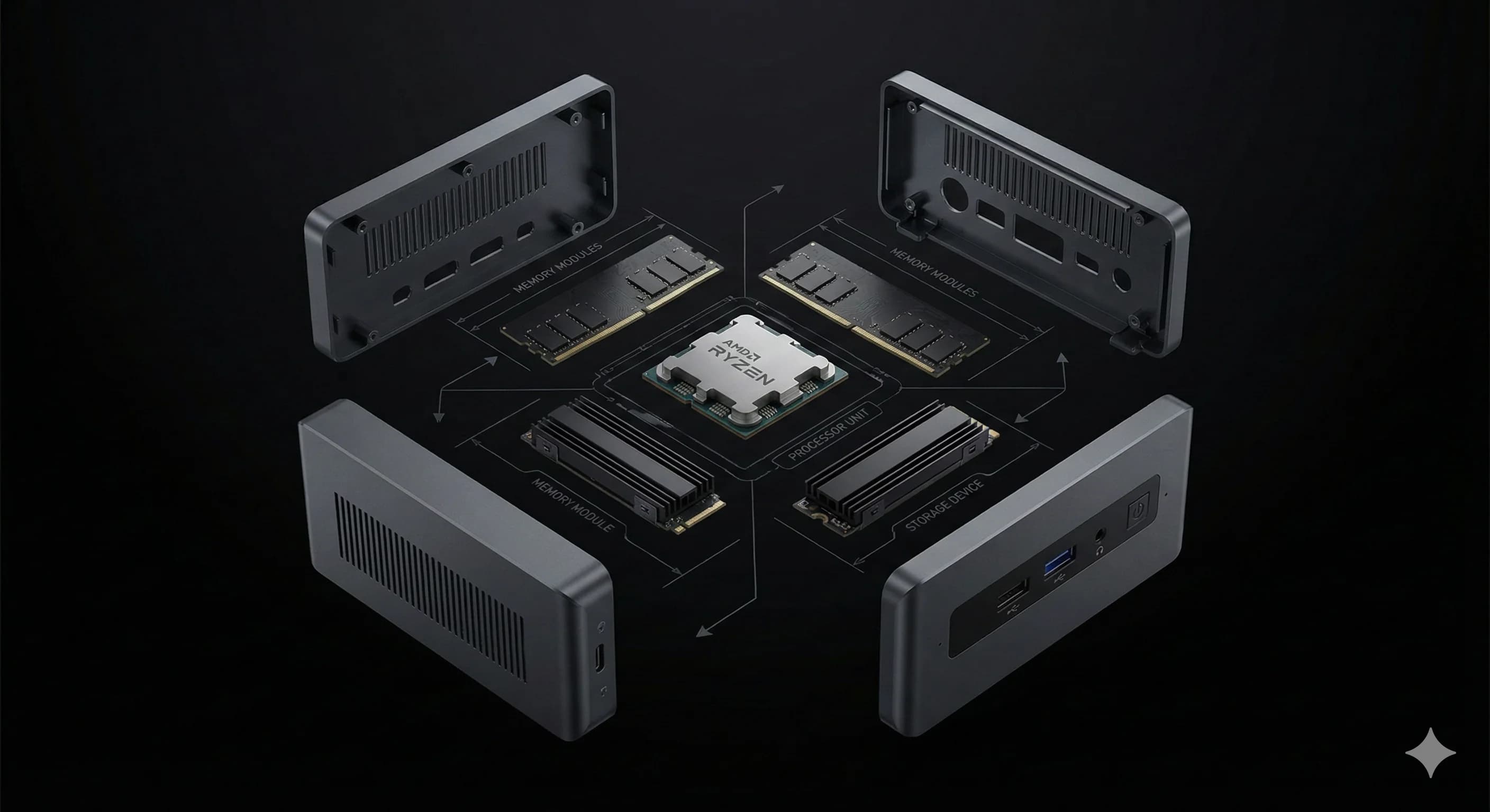 SurviveRx Mini PC - Exploded View